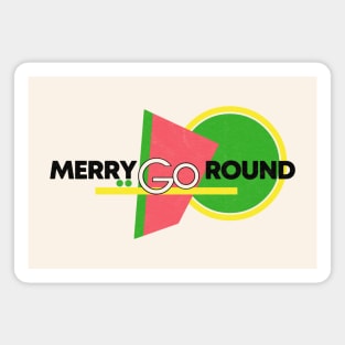 Merry Go Round Defunct 80s Mall Fashion Store Magnet